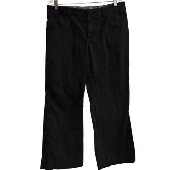 Gap Women's Size 12 Black Curvy Fit Ankle Pants Casual Straight Leg - Picture 1 of 8